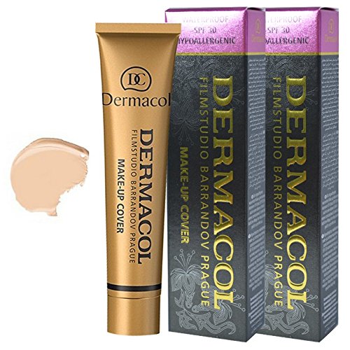 DERMACOL FILM STUDIO BARRANDOV PRAGUE Dermacol makeup cover SPF30 No. 207 for whites (Box 2).