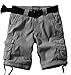 Match Men's Comfort Cargo Short (Label size 2XL/36 (US 34), 3611 Black gray)