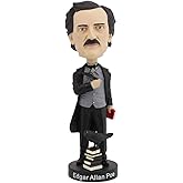 Royal Bobbles Edgar Allan Poe Bobblehead, Polyresin Premium Lifelike Figure, Unique Serial Number, Exquisite Detail
