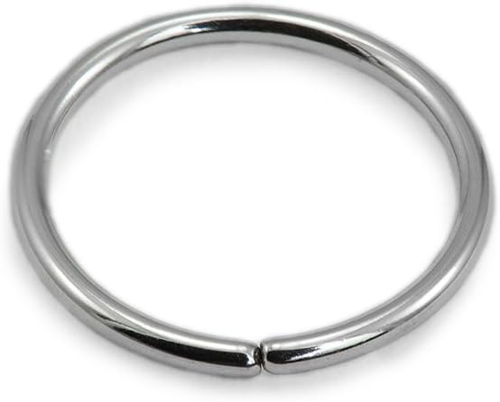 316L Surgical Steel Nose Ring Hoop Choose Your Size and Gauge