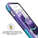 LoHi Compatible with iPhone 6s/6 Case, [Extra Front Raised Lip ] Hybrid Impact 3 Color Shockproof Rugged Soft TPU & Hard PC Bumper Cover 4.7 Inch - Purple