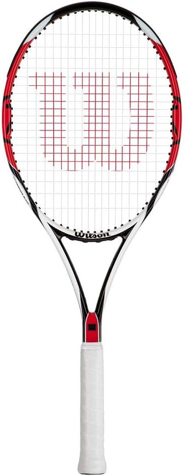 Amazon Com Wilson K Six One 95 18x String Pattern Tennis Racquet Strung Tennis Rackets Sports Outdoors