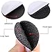 10 Pack 2.2 inch Self Adhesive Hook Loop Interlocking Tapes Dots Fastening Mounting Double Sided Sticky Tape with Sticky Backing Tape-Black Round Type