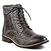 Metrocharm MET525-13 Men's Lace Up Perforated Wing Tip Formal Dress Casual Fashion Boots RUN BIG