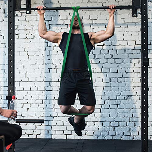 Kootek-11Pcs-Resistance-Bands-Home-Workout-Set-4-Pull-Up-Assist-Bands-with-5-Loop-Exercise-Band-Heavy-Duty-Powerlifting-Strength-Training-Fitness-Equipment-for-Body-Stretching-with-Guide-Book