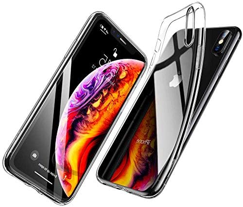 kezbiz Clear Case for iphone XS/X Case, Slim Soft TPU Case Flexible Silicone Cover for 5.8" iphone XS/X, Clear