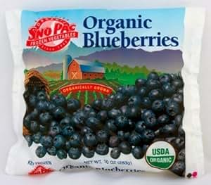 Organic Frozen Blueberries, 10 oz. Bag: Amazon.com ...