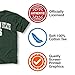 Campus Colors NCAA Adult Gameday Cotton T-Shirt - Premium Quality - Semi-Fitted Style - Officially Licensed Product (Michigan State Spartans - Green, Medium)