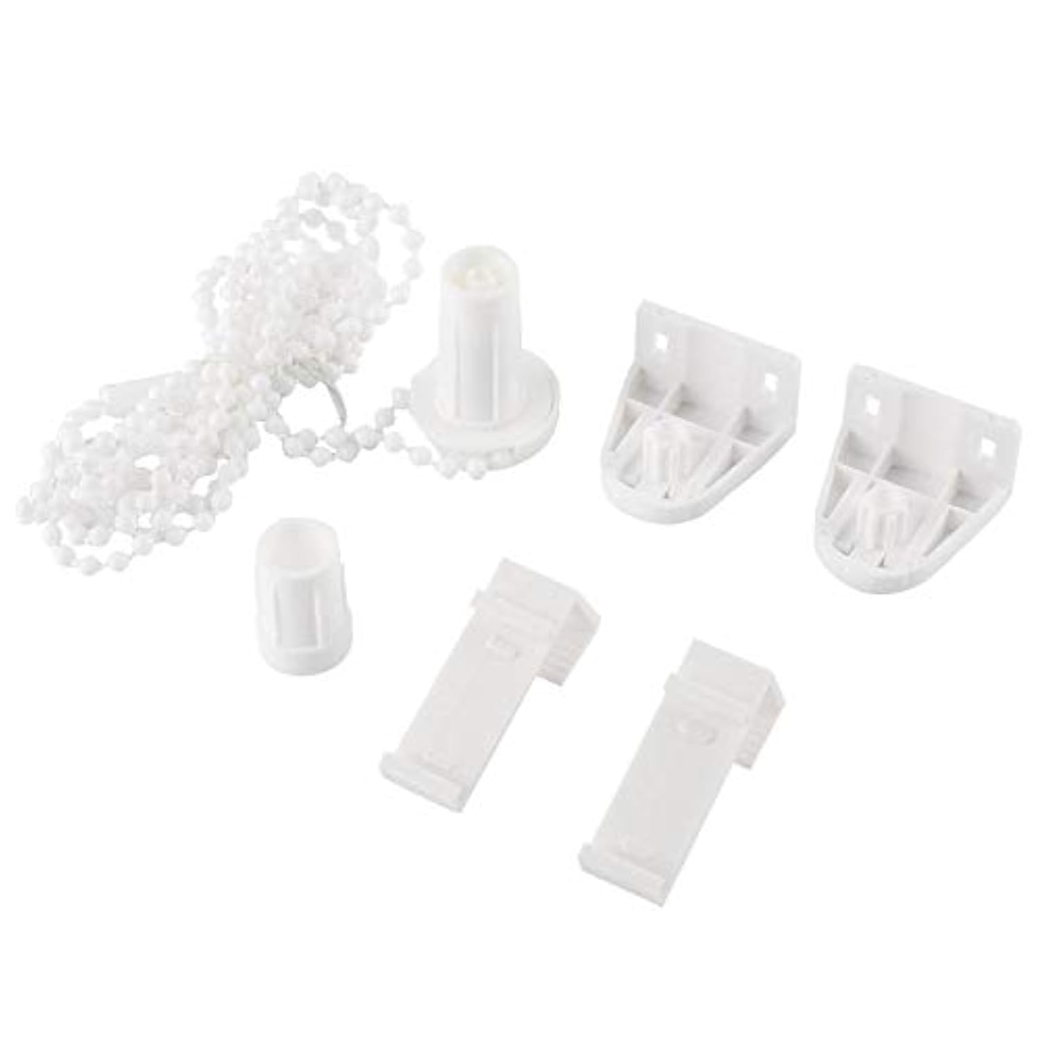 Roller Blind Fitting Repair Kit, 17mm Roller Blind Shade Clutch Bracket Side Pulley Chain Repair Fitting Kit