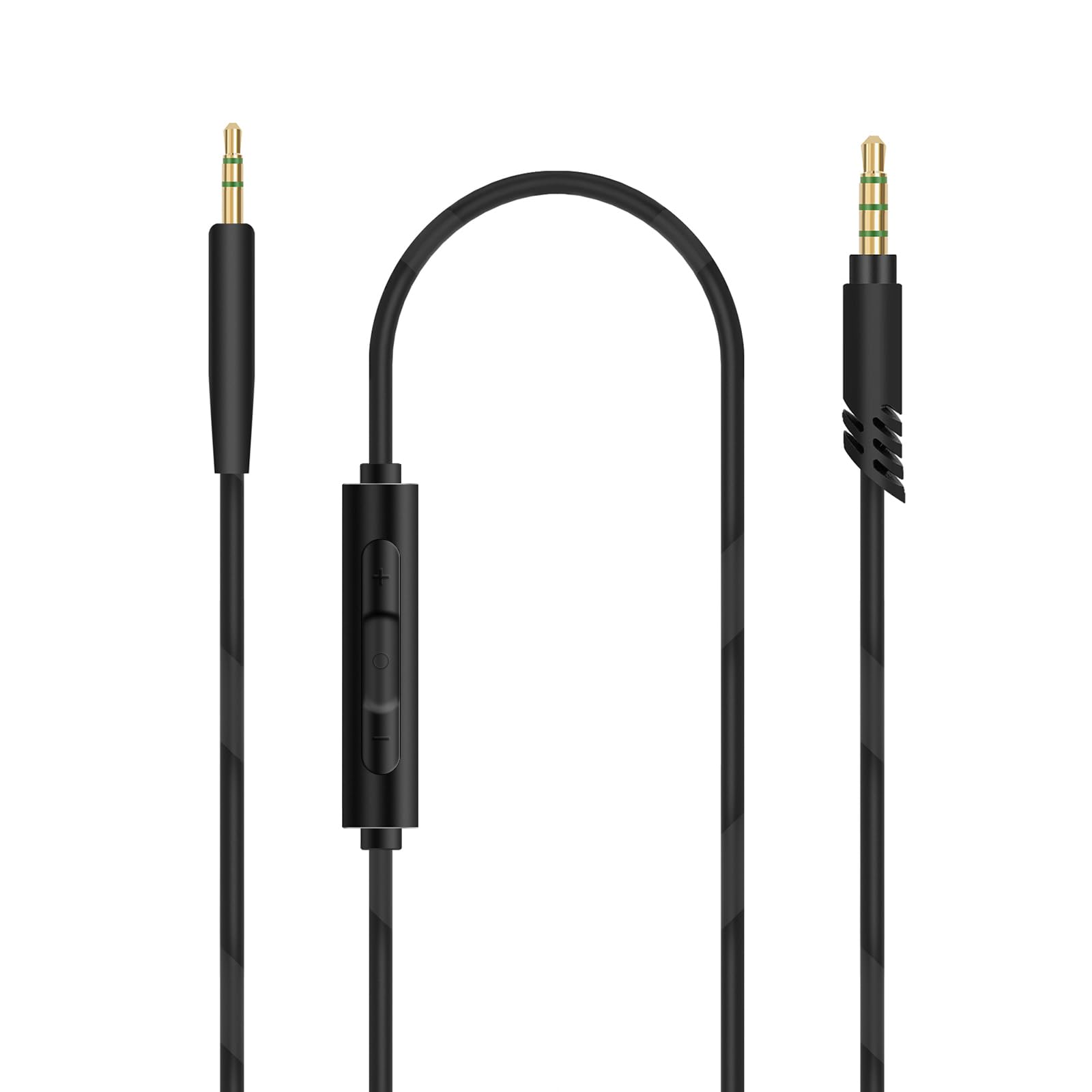 Linkidea Audio Cable with Mic for AKG Y600NC, Y500, Y50BT, Y50, Y40, N60NC, N700NC Headphones, 2.5mm TRRS to TRS Replacement Aux Cord (4.9 ft / 1.5 m)