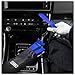 UTOOL Trim Removal Tool Kit, 9pcs Car Panel Remover Tool Set Including Nylon Plastic Trim Tool, Rubber Coated Fasterner Clip Remover, Radio Removal Keys and Drawstring Pouch, Blue