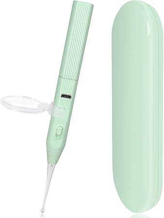 Amazon 耳かきライト シリコンみみかき 5倍ルーペ拡大レンズ付き 耳掻き 耳掃除 子ども用 赤ちゃん用 Wu Minglu 耳かき