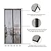 Magnetic Screen Door Fiberglass Mesh Not Nylon & Full Frame Velcro, FAMIROSA New 2017 Design Close Automatically Fits Door Up to 34