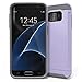 Galaxy S7 Case, TEAM LUXURY Ultra Defender TPU + PC Shock Absorbent Slim-fit Premium Protective Case (Lavender/Gray)