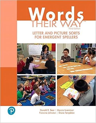 Words Their Way:Letter+Picture Sorts ..