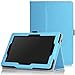 MoKo Case for Fire HD 7 2014 - Slim Folding Cover with Auto Wake / Sleep for Amazon Kindle Fire HD 7 Inch 4th Generation Tablet (Not Fits HD 7 2015), Light BLUE
