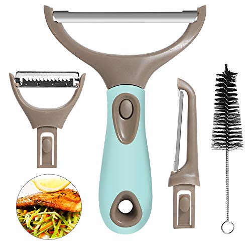 Peelers SetJulienne Vegetable Peeler for KitchenStainless Steel