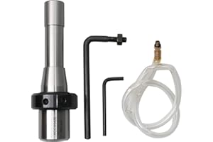 Accusize Industrial Tools Annular Cutter Arbor, R8 to 3/4'' Weldon Shank with Coolant System for Drill- Use Annular Cutter on