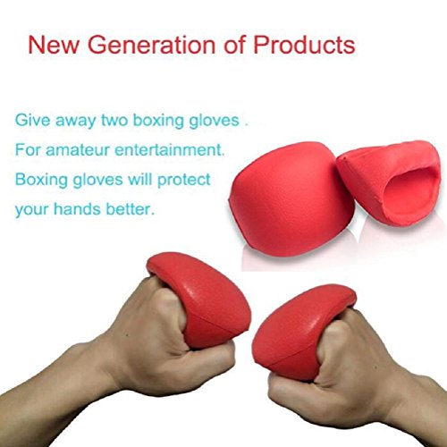 Boxing Reflex Ball Winter Indoor Fitness Training Reactions and Speed Sports Portable Gym Boxer Fight Punching Ball with Head Band and Gloves Decompression Equipment