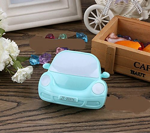 Creative Car Nightlight Electronics 3D LED Colorful Lights Table Lamp Home Decorative (Green)