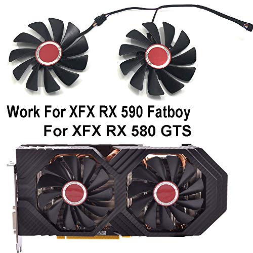 FDC10U12S9-C-95mm-Ventilador-de-Refrigeracin-de-Repuesto-Graphics-Card-Fan-para-XFX-RX-590-FatboyRX-580-GTS-Graphic-Card