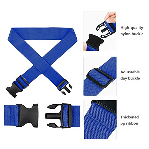Luggage Straps - Travel Accessories TSA Approved Luggage Straps Suitcase Belts In 6 Colors Sold In 1/2/4 set By SWISSELITE - Thumbnail 3