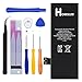HOMSUM Battery Glue Adhesive Tape Stripe Replacement for iphone 5s/5c with Complete Repair Tools Kit and Instructions [365 DAYS Warranty]