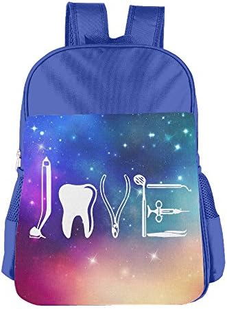 LOVE By Dental Equipments T-shirt Dentist Health Care School Backpack For Girls Boys Cute Bookbag Outdoor Daypack