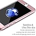 for Apple iPhone 8 Case, iPhone 7 Case, ANOLE 360 Full Body Protection 2in1 Ultra Thin PC Shell with [Tempered Glass Screen Protector] Coverage Matte Hard Plastic Cover & Skin 4.7 Inch (Rose Gold)