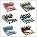 berlando Signature Edition Chevron Baby Blanket, 100% Polyester, Green and Gray