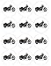 Single Source Party Supplies - 2.5" Harley Davidson Motorcycle Cupcake Edible Icing Image Toppers #2