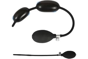 ERUN Inflatable Urethral Sound Penis Plug Stretcher Dilator with Pump Inflatable Urethra Dilator Penis Plug Pump, BDSM Horse 