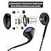 In Ear Earbuds, Cellia iPhone Earphones with Microphone iPhone Earbuds with Control Wired Headphones with Mic for iPhone and Android Phones Black