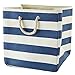 Large Storage Baskets and Bins - Store Toys, Laundry, Clothes for a Bedroom, Kids Room, Nursery, Home Office, Living or Family Room - Blue