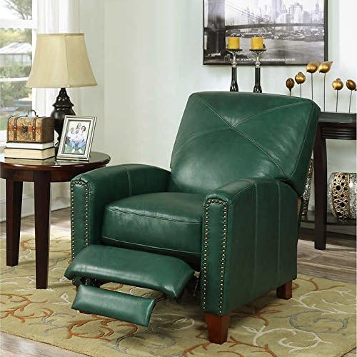 Matias Top Grain Leather Pushback Recliner