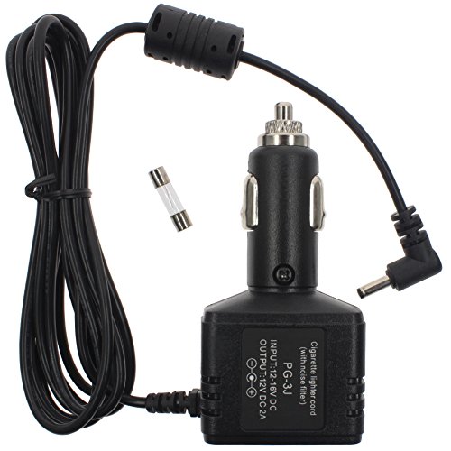 KENMAX 12V DC Car Adapter Charger Replaces PG-3J Cigarette Lighter Cord 2m for Kenwood TH-F6 TH-D7 TH-K4E TH-K2AT