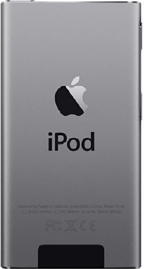 Music Player iPod Nano 7th Generation 16gb Space Grey Packaged in Plain White Box: MP3 Players & Accessories