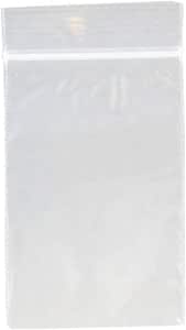 1000 Pack Clear 2 Mil Reclosable Poly Bags 5x12 - Top Seal Jewelry Baggies