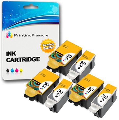 6 XL Druckerpatronen für Kodak ESP C100, C110, C115, C300, C310, C315, C330, C360, 1.2, 3.2, 3.2S, Office 2100, 2150, 2170 AI