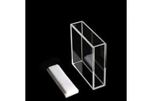 Azzota 40mm Pathlength Optical Glass Fluorometer Cuvette - 14ml, Four (4) sides clear