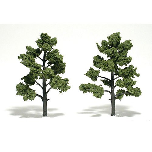 Woodland Scenics Light Green Ready Made Trees 5