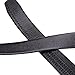 Vbiger Men's 35mm Genuine Leather Belt without Buckle Ratchet Belt (45.3 inches, Black)
