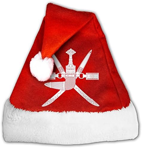 ODLS7 National Emblem Of Oman Christmas Gifts Hats Santa Hats Fashion Holiday Home Party Decorations For Kids Adult