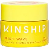 Kinship Brightwave Vitamin C Energizing + Brightening Eye Cream | 0.5 Oz | Reduce Dark Circles & Puffiness | Diminishes Fine
