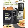 IKICH-Toaster-4-Slice-Black-Stainless-Steel-2-Slice-Long-Slot-Toaster-with-6-Browning-Settings-Defrost-Reheat-Cancel-Functions-Featuring-High-Lift-Warming-Rack-Slide-out-Crumb-Tray-1500W IKICH Toaster 4 Slice, Black, Stainless Steel 2-Slice Long Slot Toaster with 6 Browning Settings, Defrost, Reheat, Cancel Functions (Featuring High-Lift, Warming Rack, Slide out Crumb Tray), 1500W