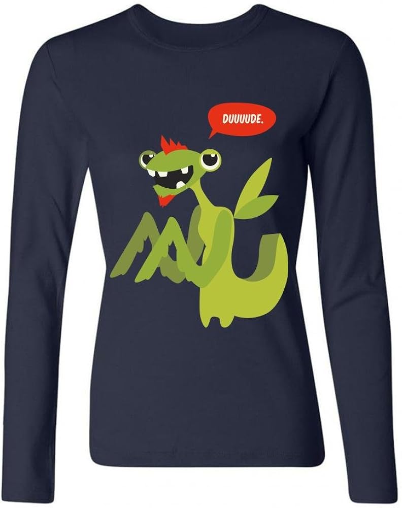 Tia women's Cockscomb Mantis Long Sleeve T-Shirts