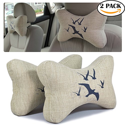 Vitodeco bone shape memory foam head rest car neck pill…