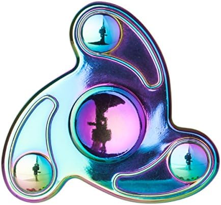 Fidget Spinner, Zinc Alloy Hand Spinner EDC Toy Tri-Spinner Ultra Durable Bearing Non-3D printed Fidget Focus Novelty Toy by JoJoMooN