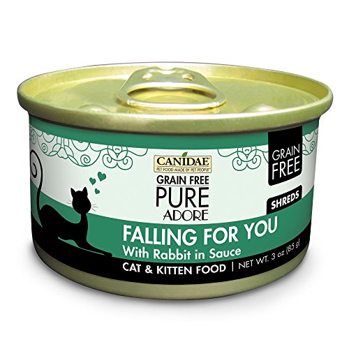 CANIDAE Grain Free PURE Adore: Falling For You Cat Wet Food with Rabbit, 3 oz (18-pack)