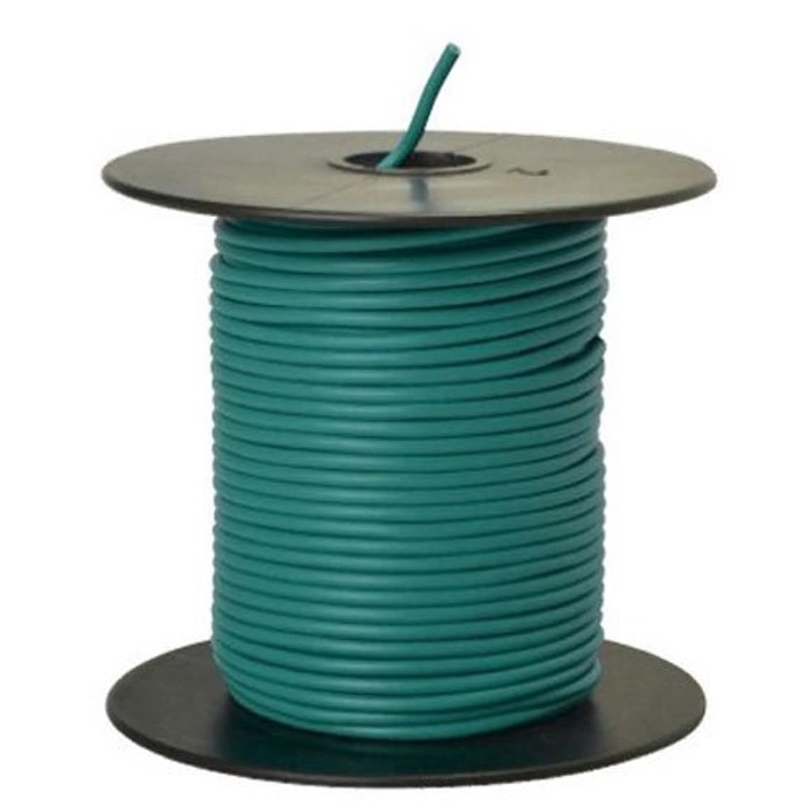 Southwire 55835023 Primary Wire, 18-Gauge Bulk Spool, 100-Feet, Green